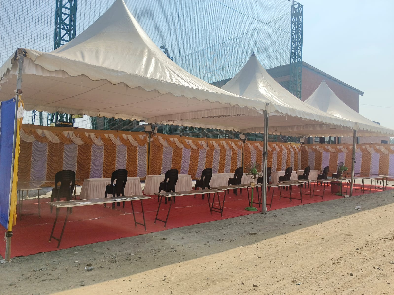Tamil Nadu Style Banquet Feast Seating