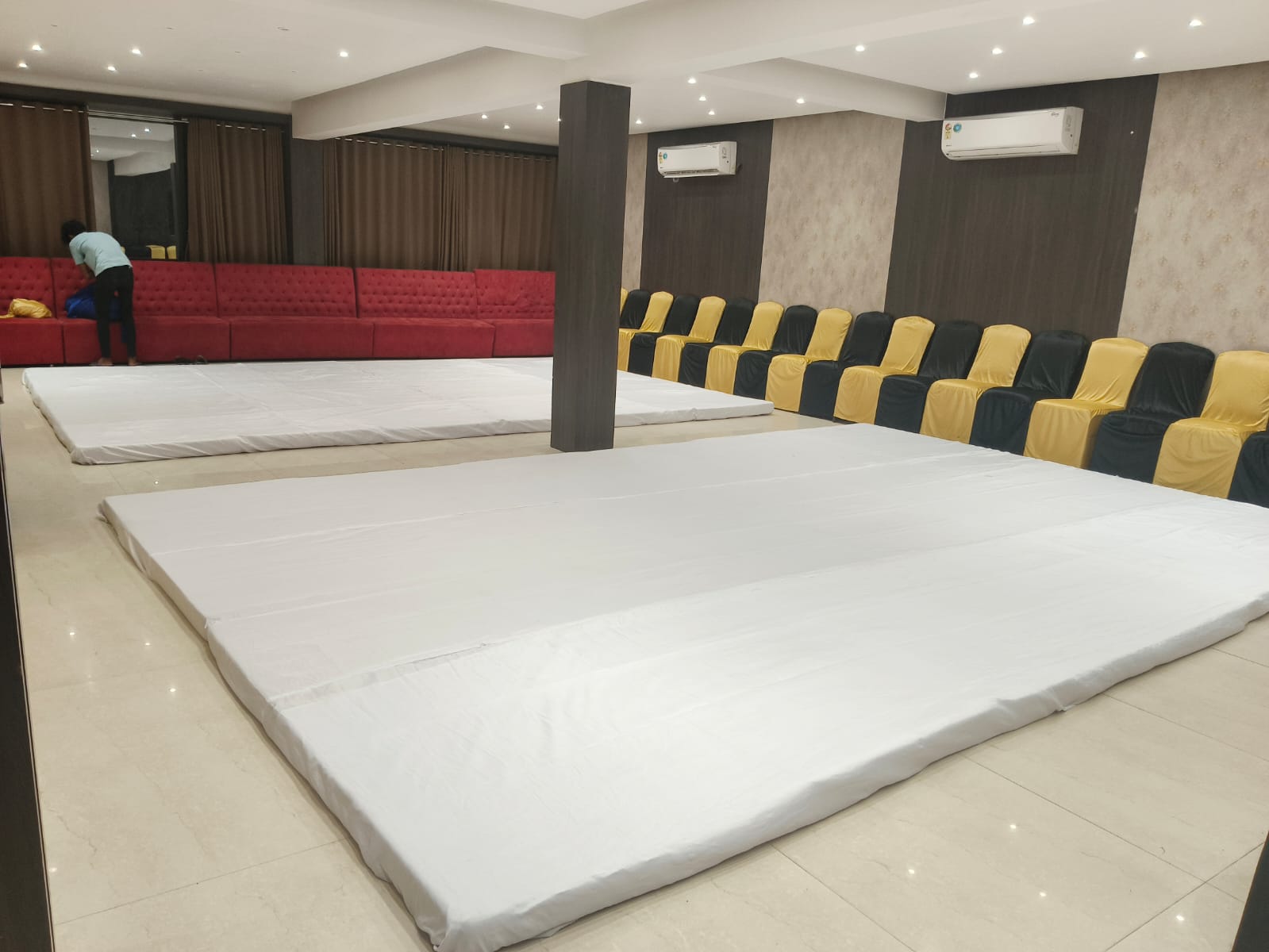 VIP Lounge Seating with Plush Sofas