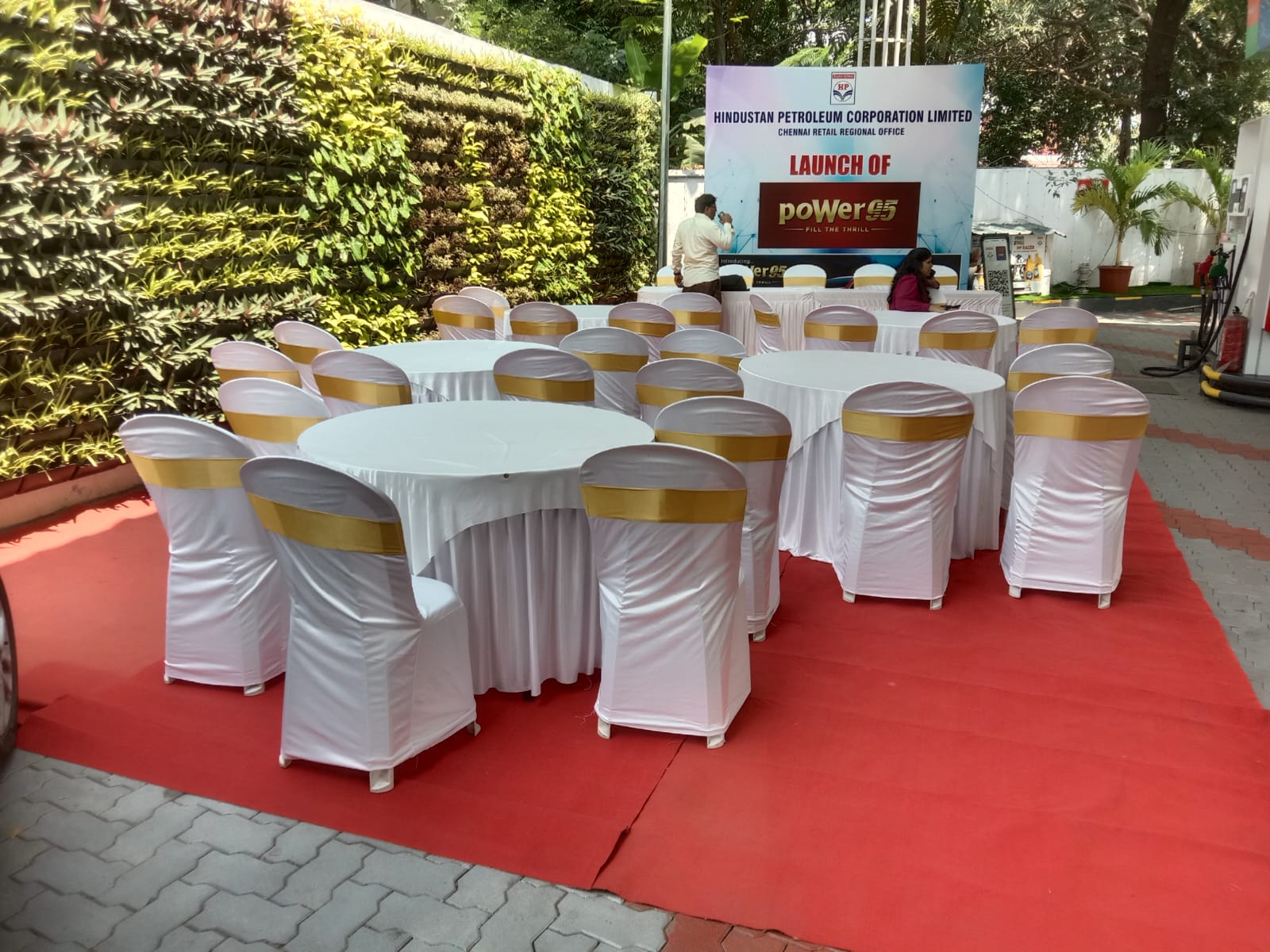 Grand Reception Stage with LED Screen