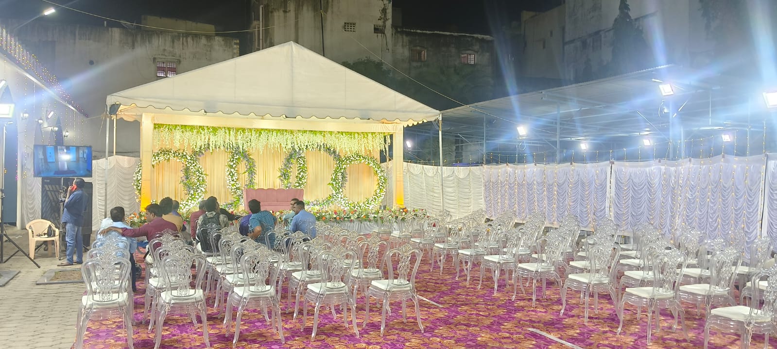 Elegant Canopy Decoration for Reception