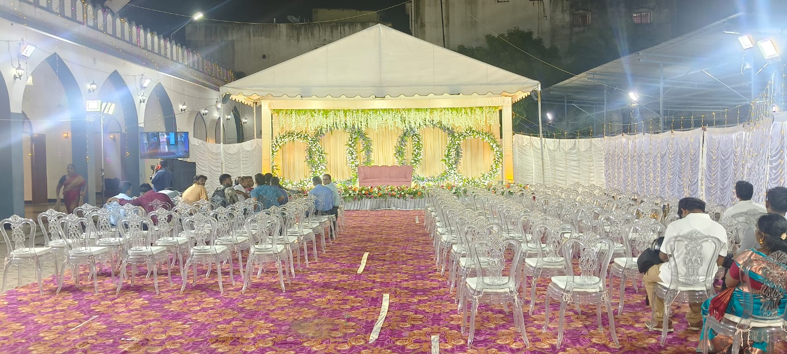 Traditional Wedding Pandhal Setup