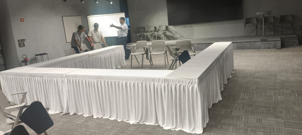 U-Shape Table Configuration for Corporate Seminar