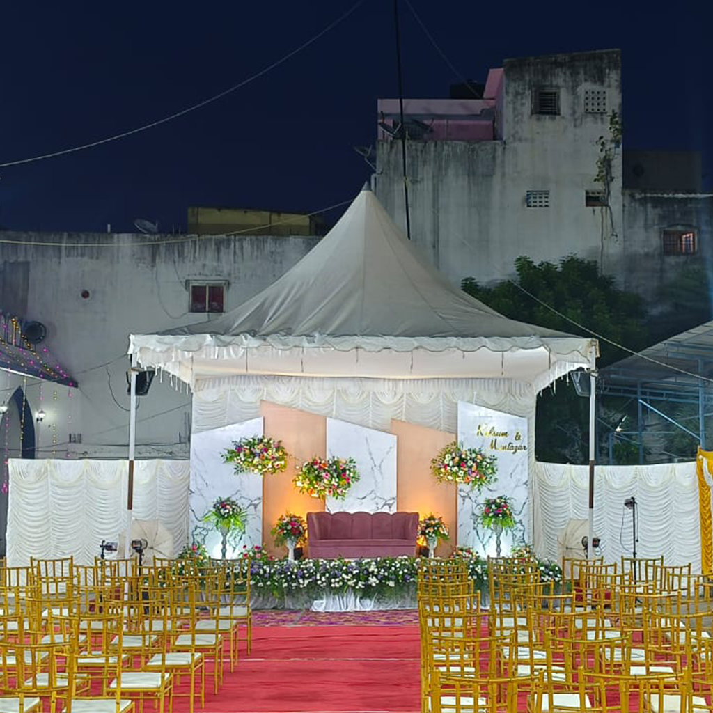 Wedding Stage Decoration Setup by MS Events
