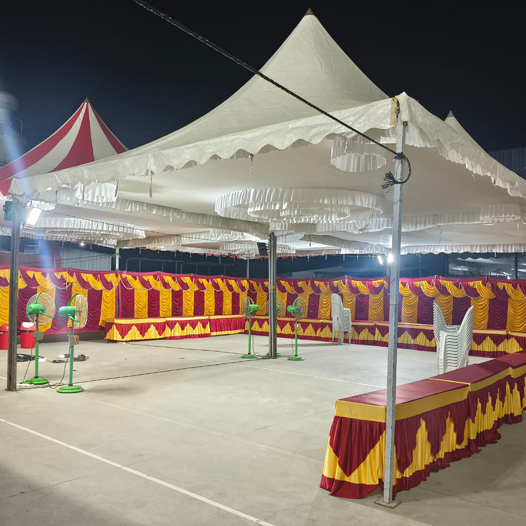 Traditional Tamil Nadu Canopy rentals MS Events